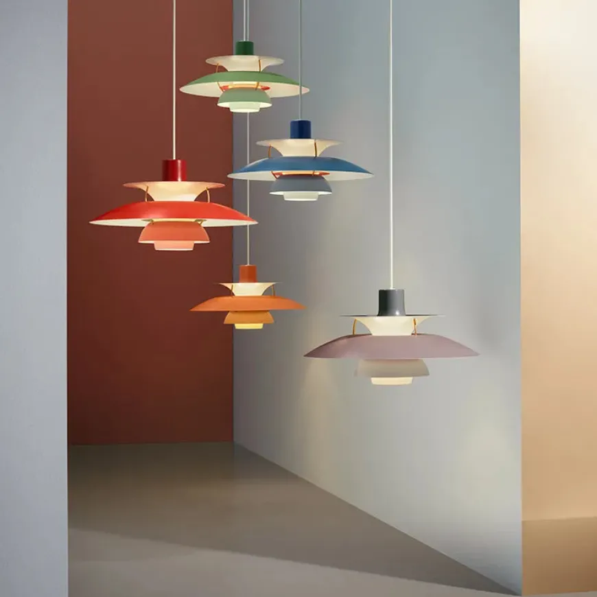 PH 5 Pendant, Monochrome Pale Blush af Poul Henningsen