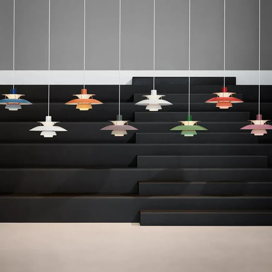 PH 5 Pendant, Monochrome Pale Blush af Poul Henningsen