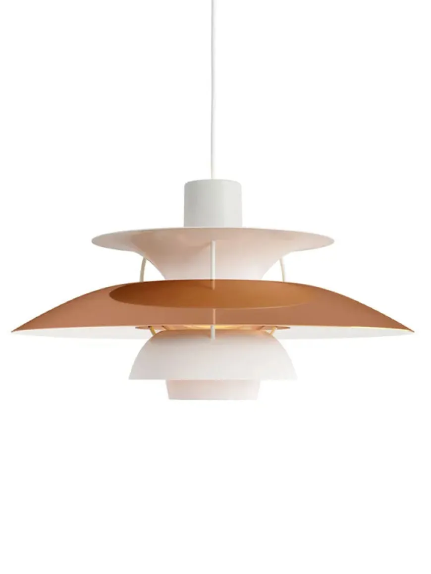 PH 5 Pendant, Monochrome Pale Blush af Poul Henningsen