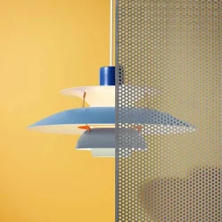 PH 5 pendel, Pastel Oyster Blue Rose af Poul Henningsen