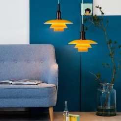 PH 3½-3 Pendel, rød af Poul Henningsen