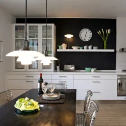 PH 3/2 Pendel, sort metalliseret fra Louis Poulsen