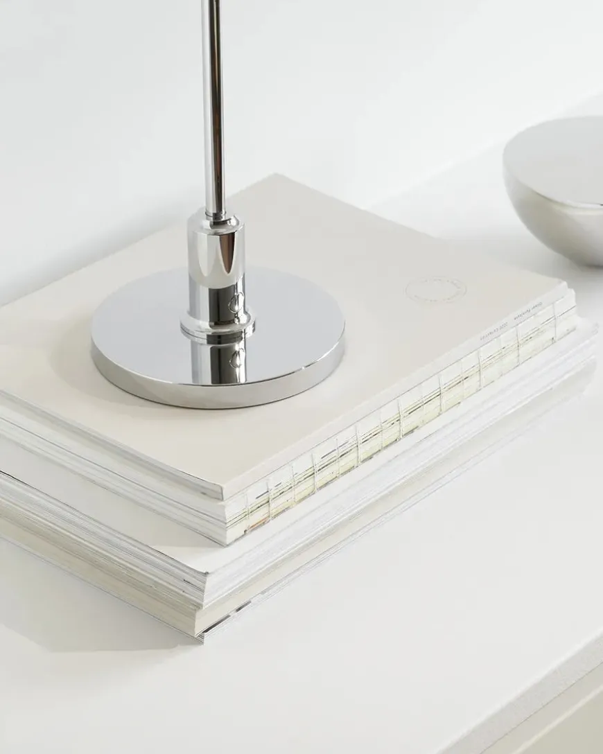 PH 2/1 Portable Bordlampe, krom fra Louis Poulsen