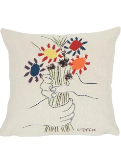 Picasso Fleurs Et Mains pude fra Poulin Design