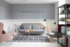 Piet Hein A222 Sofabord, Ø75 cm fra Fritz Hansen