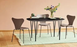 Piet Hein B616 Superellipse spisebord, 170 x 100 cm fra Fritz Hansen