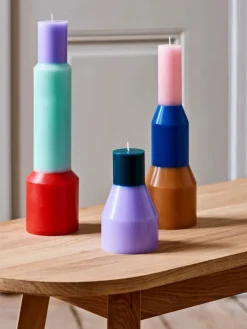 Pillar lys, XL red fra Hay