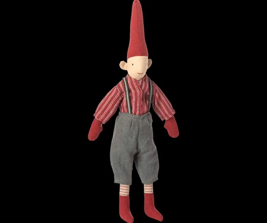 Pixy size 2 nissedreng med rød skjorte fra Maileg 2025