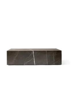 Plinth Low Grey Kendzo marmor fra Audo Copenhagen