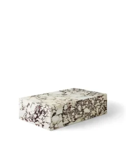 Plinth Low Sand Kunis Breccia marmor fra Audo Copenhagen