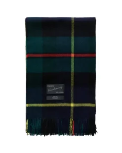Queen blanket - Scottish green tartan fra Magniberg