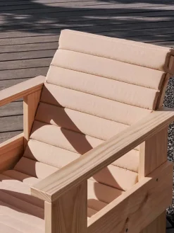 Quilted sædehynde til Crate Loungechair, Iron Red fra Hay