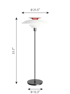 Reparationssæt til PH 80 Gulvlampe fra Louis Poulsen