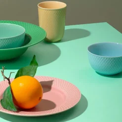 Rhombe krus, blå fra Lyngby Porcelæn