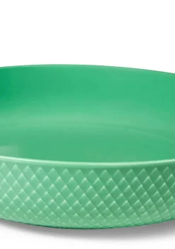 Rhombe serveringsskål, hvid fra Lyngby Porcelæn