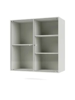 Ripple II Vitrineskab, inkl. sokkel fra Montana