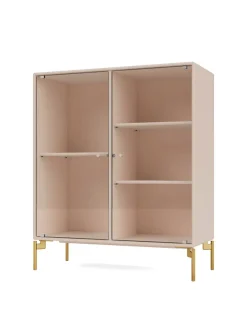 Ripple II Vitrineskab, inkl. ben fra Montana