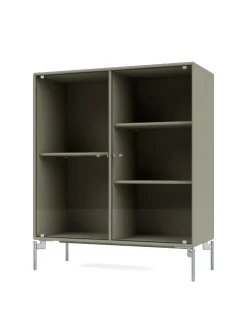 Ripple II Vitrineskab, inkl. ben fra Montana