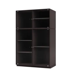 Ripple III Vitrineskab, inkl. sokkel fra Montana