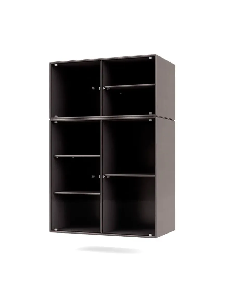 Ripple III Vitrineskab, inkl. sokkel fra Montana