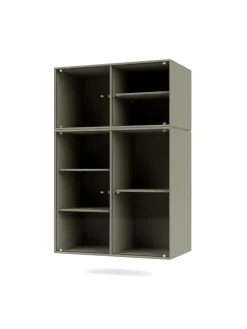 Ripple III Vitrineskab, inkl. sokkel fra Montana