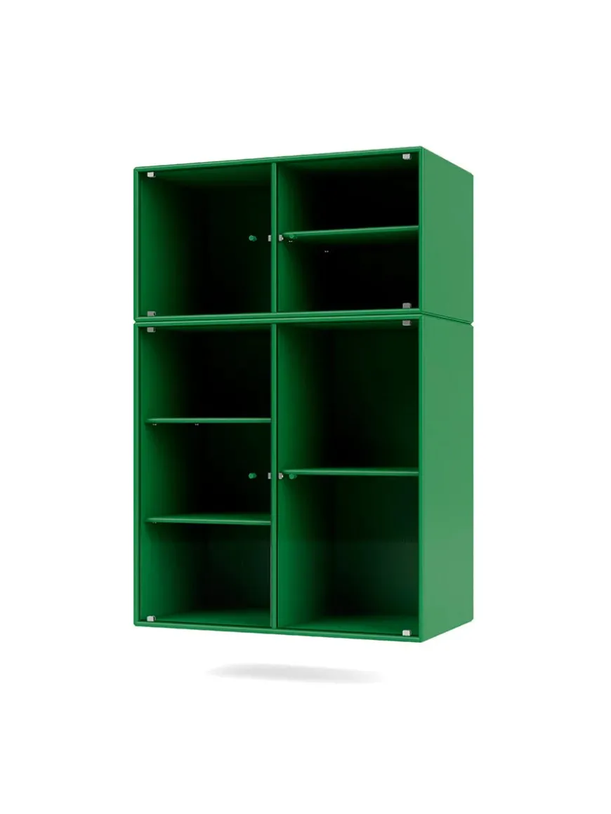 Ripple III Vitrineskab, inkl. sokkel fra Montana