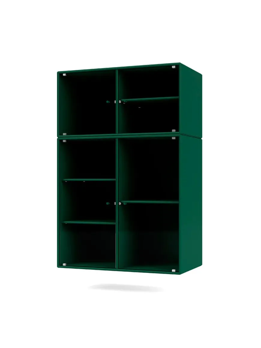 Ripple III Vitrineskab, inkl. sokkel fra Montana