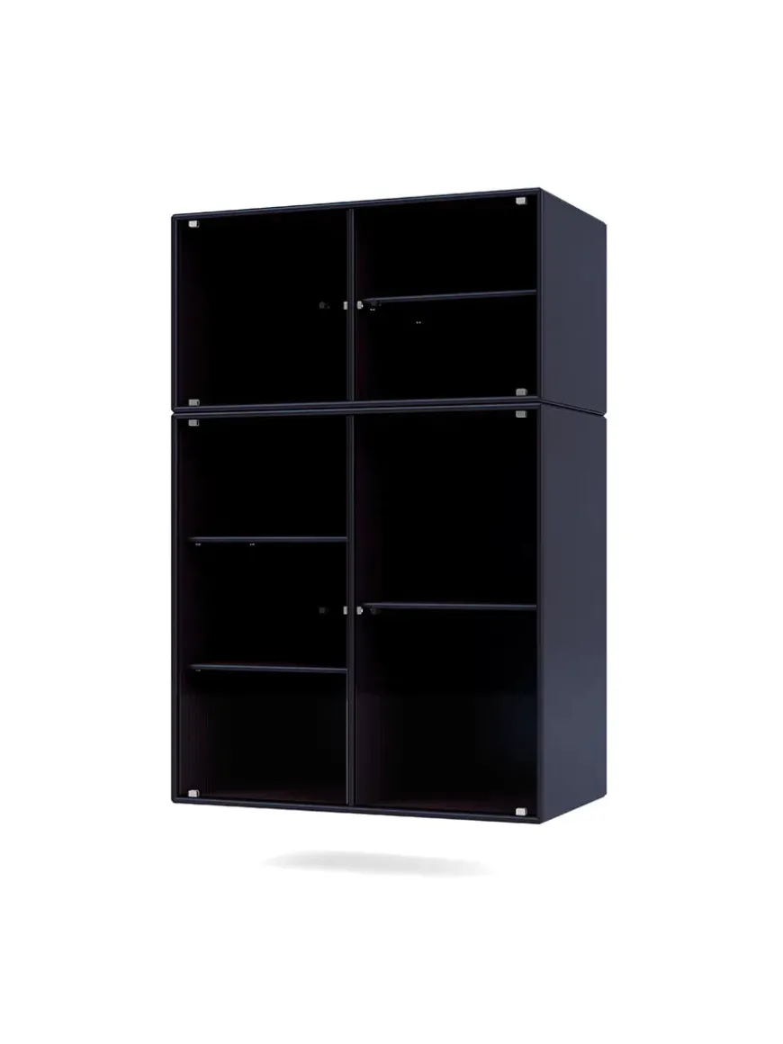 Ripple III Vitrineskab, inkl. sokkel fra Montana