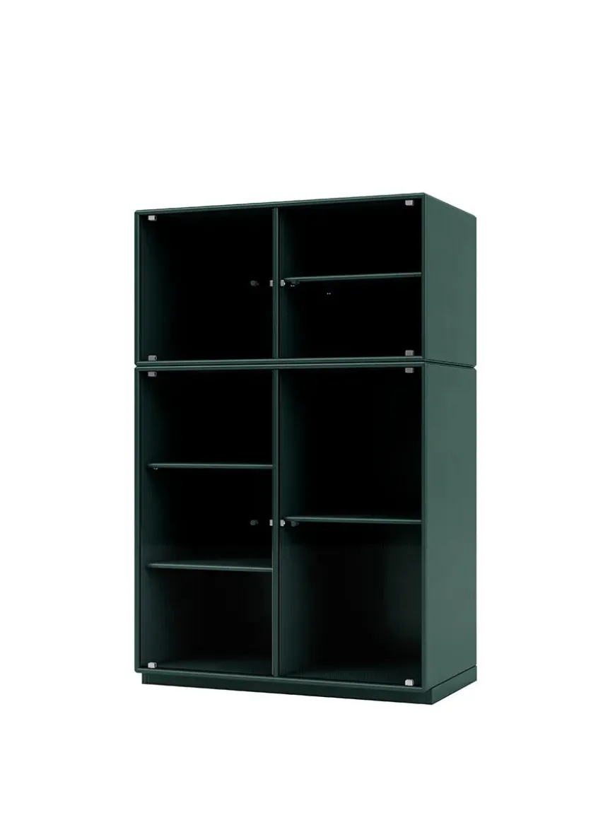 Ripple III Vitrineskab, inkl. sokkel fra Montana