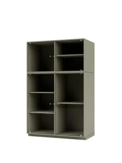 Ripple III Vitrineskab, inkl. sokkel fra Montana