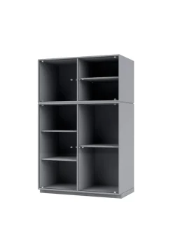 Ripple III Vitrineskab, inkl. sokkel fra Montana