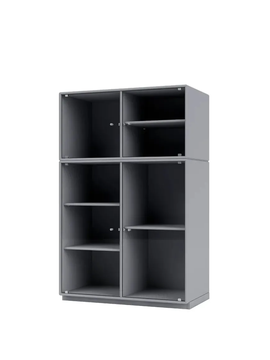 Ripple III Vitrineskab, inkl. sokkel fra Montana