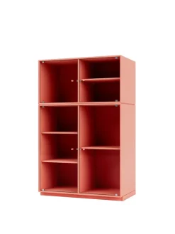 Ripple III Vitrineskab, inkl. sokkel fra Montana