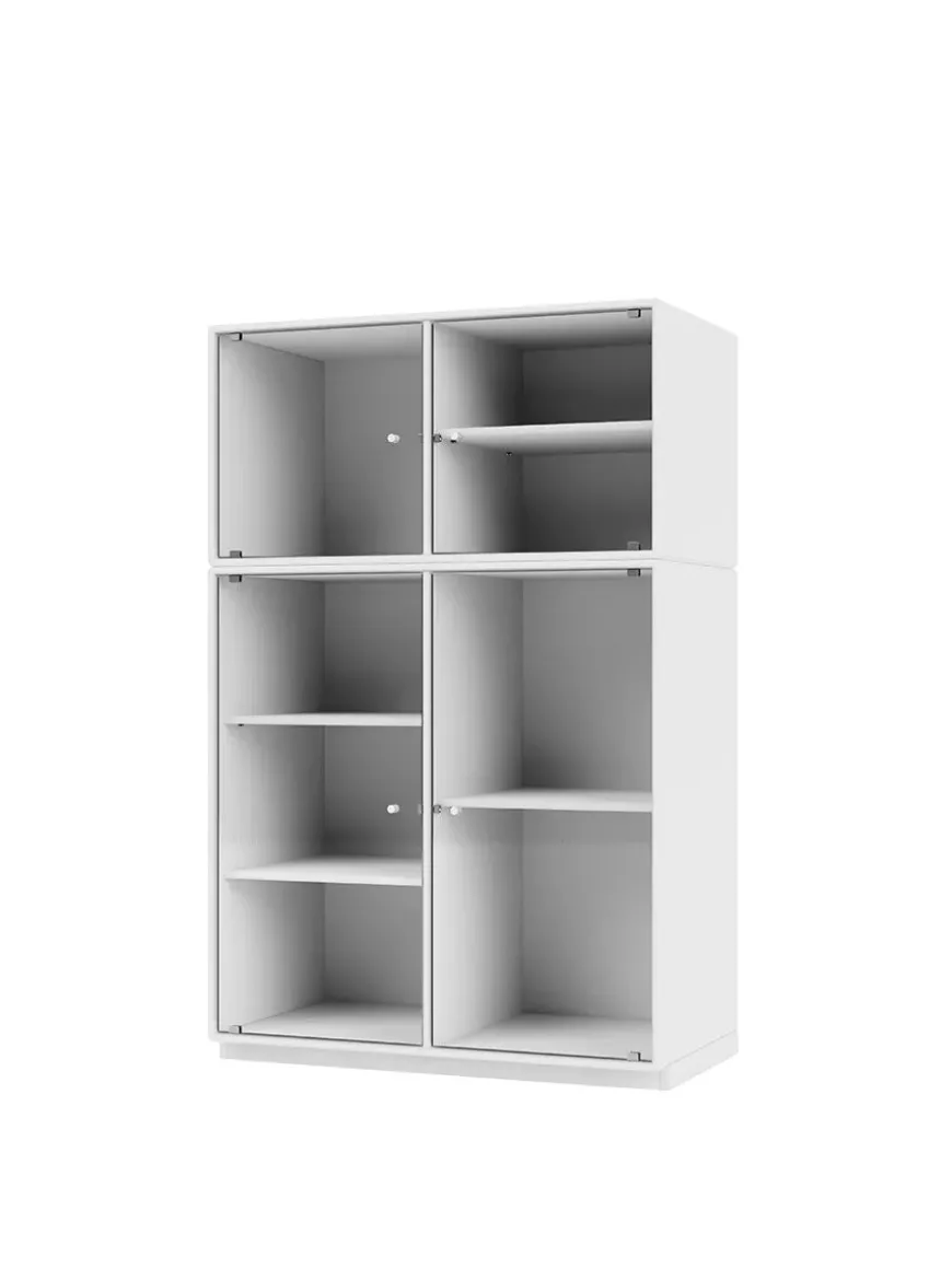 Ripple III Vitrineskab, inkl. sokkel fra Montana