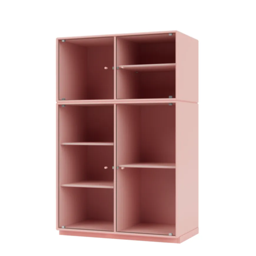 Ripple III Vitrineskab, inkl. sokkel fra Montana