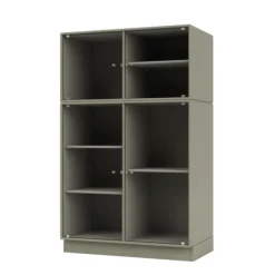 Ripple III Vitrineskab, inkl. sokkel fra Montana