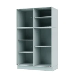 Ripple III Vitrineskab, inkl. sokkel fra Montana