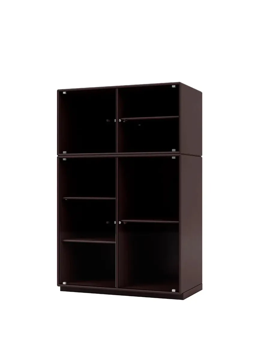 Ripple III Vitrineskab, inkl. sokkel fra Montana