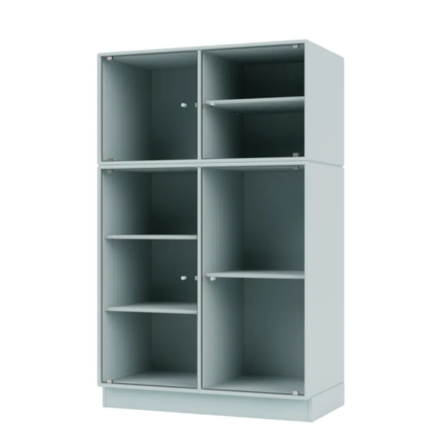 Ripple III Vitrineskab, inkl. sokkel fra Montana