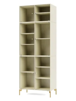 Ripple IV Vitrineskab, inkl. ben fra Montana