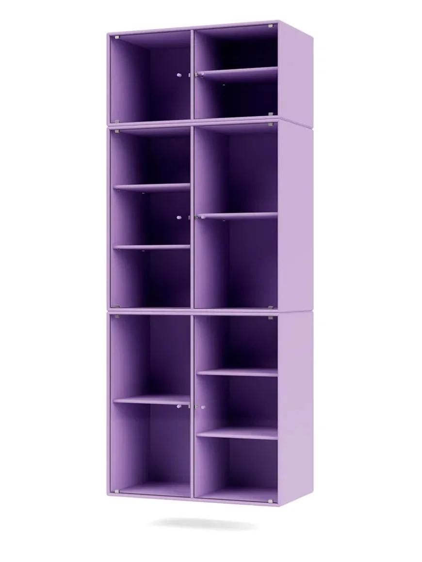 Ripple IV Vitrineskab, inkl. sokkel fra Montana