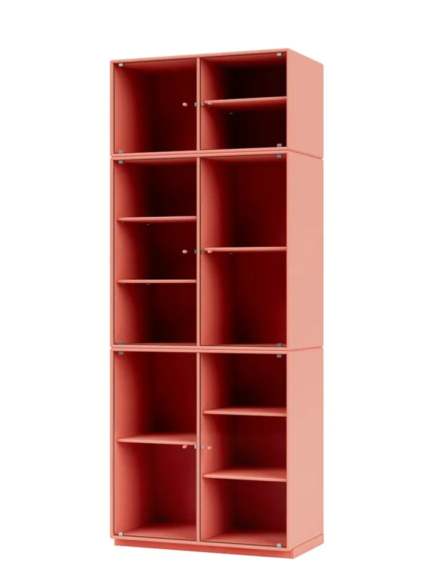 Ripple IV Vitrineskab, inkl. sokkel fra Montana