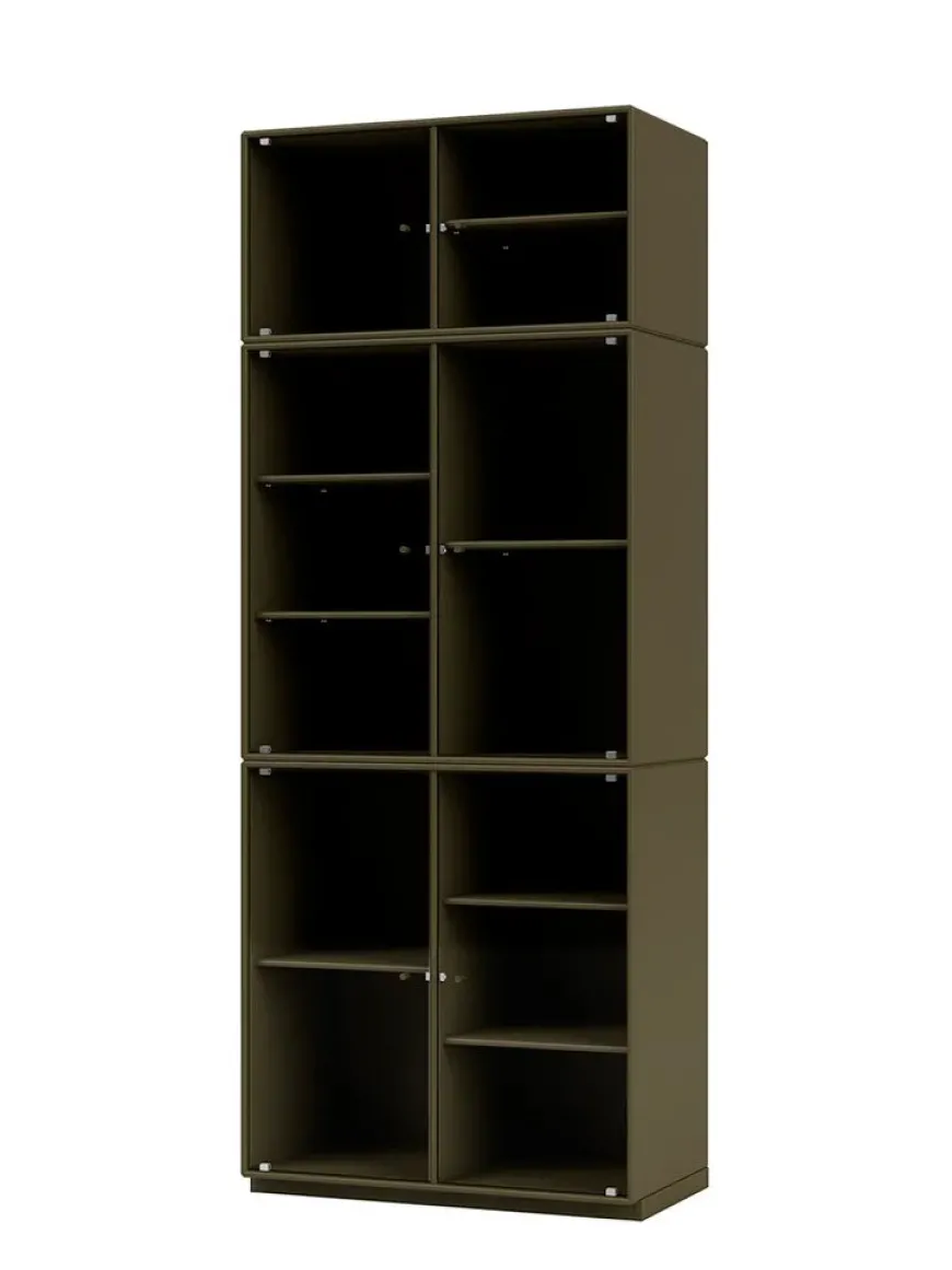 Ripple IV Vitrineskab, inkl. sokkel fra Montana