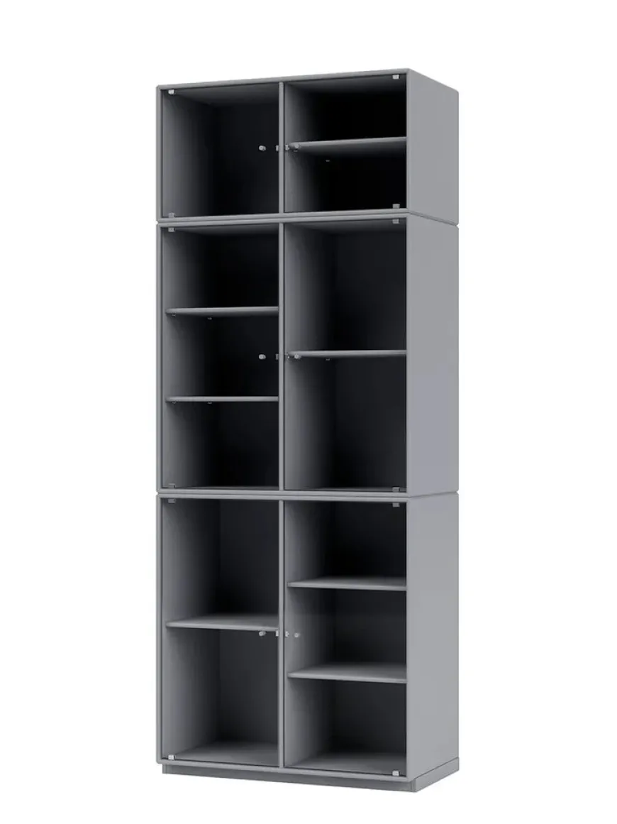 Ripple IV Vitrineskab, inkl. sokkel fra Montana