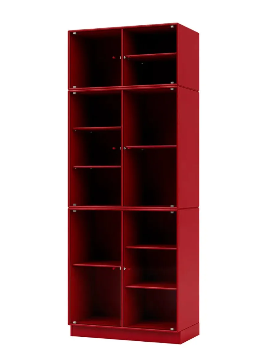 Ripple IV Vitrineskab, inkl. sokkel fra Montana