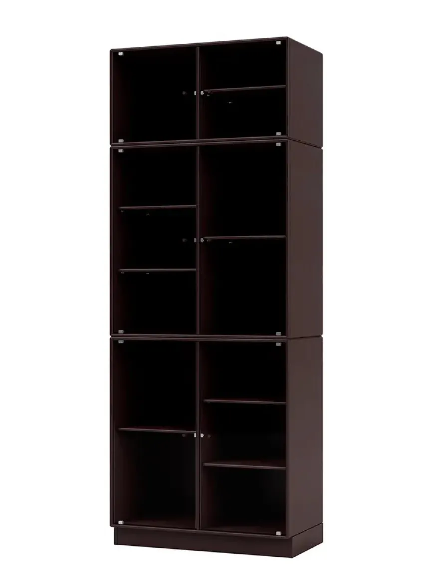 Ripple IV Vitrineskab, inkl. sokkel fra Montana