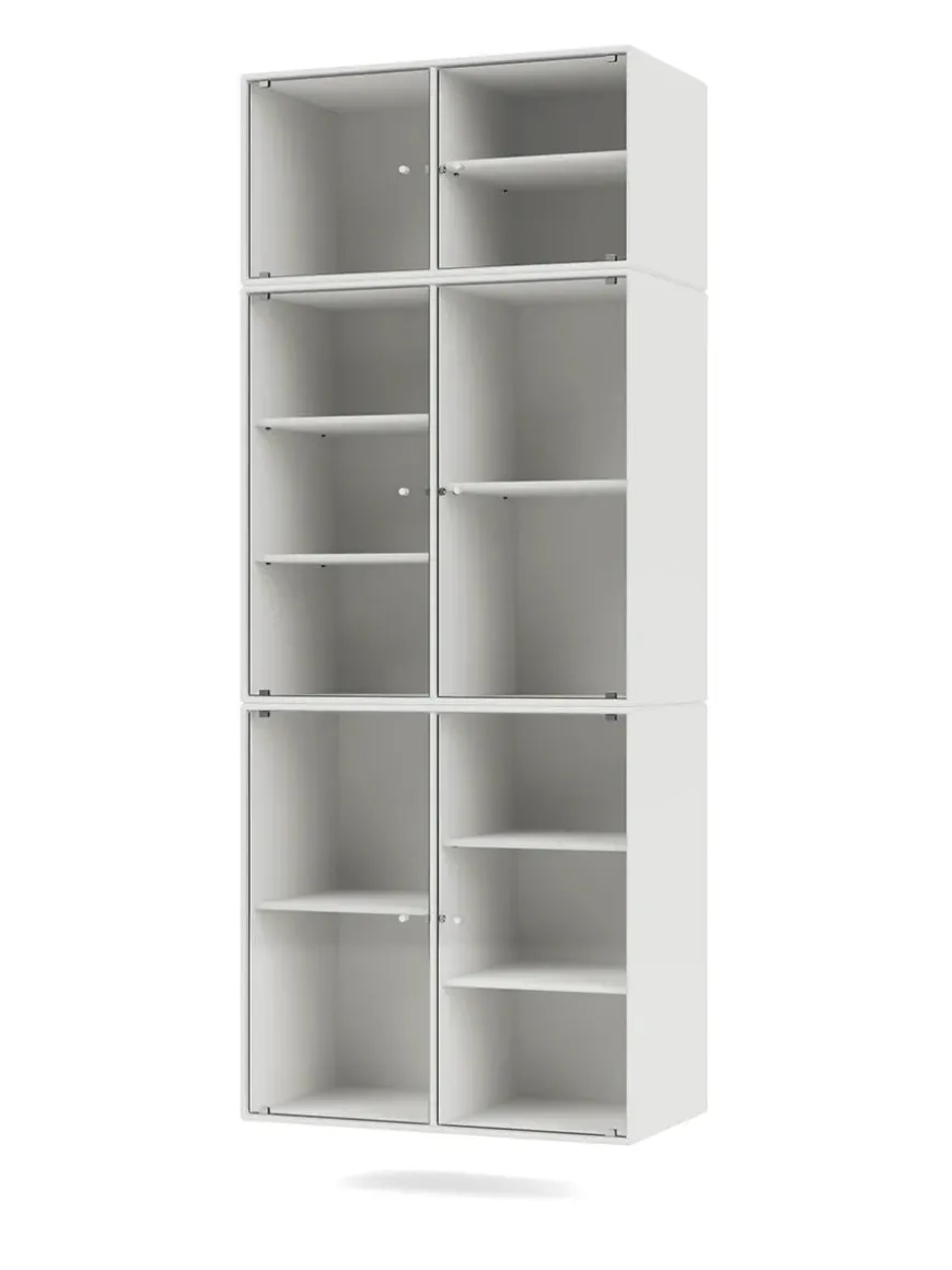 Ripple IV Vitrineskab, inkl. sokkel fra Montana