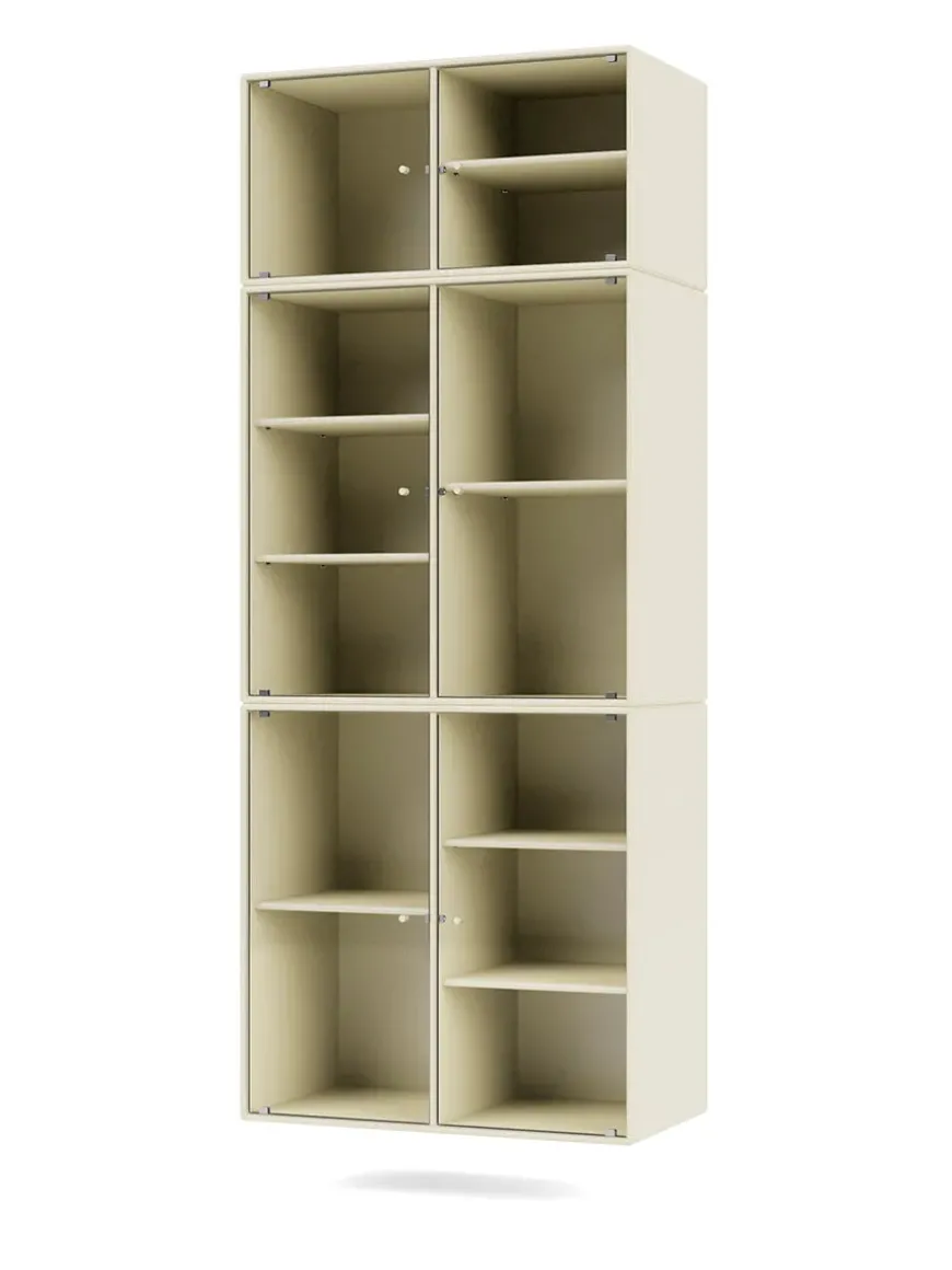 Ripple IV Vitrineskab, inkl. sokkel fra Montana