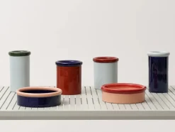 ROD krukke, terracotta/light blue fra Nine