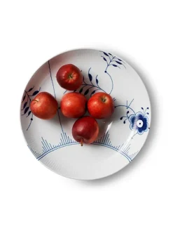 Royal Copenhagen Blå Mega Riflet, fad 34 cm